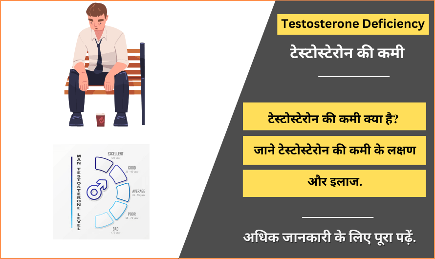 टेस्टोस्टेरोन की कमी – Testosterone Deficiency in Hindi
