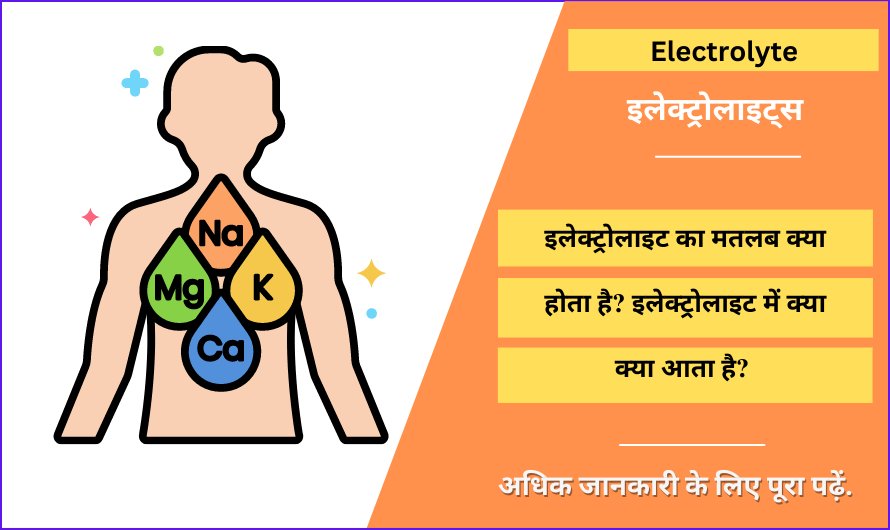इलेक्ट्रोलाइट्स – Electrolytes Meaning in Hindi