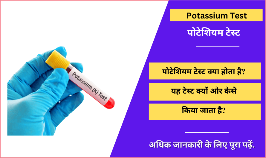 पोटेशियम टेस्ट – Potassium Test in Hindi